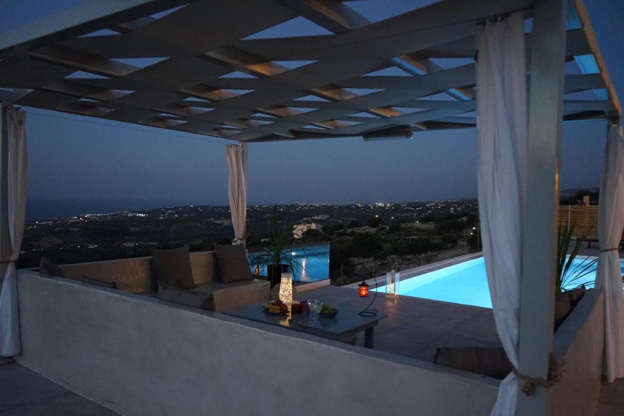 Eva Villas West With Infinity Pool & And Panoramic Sea View Gerani Chanion Zewnętrze zdjęcie