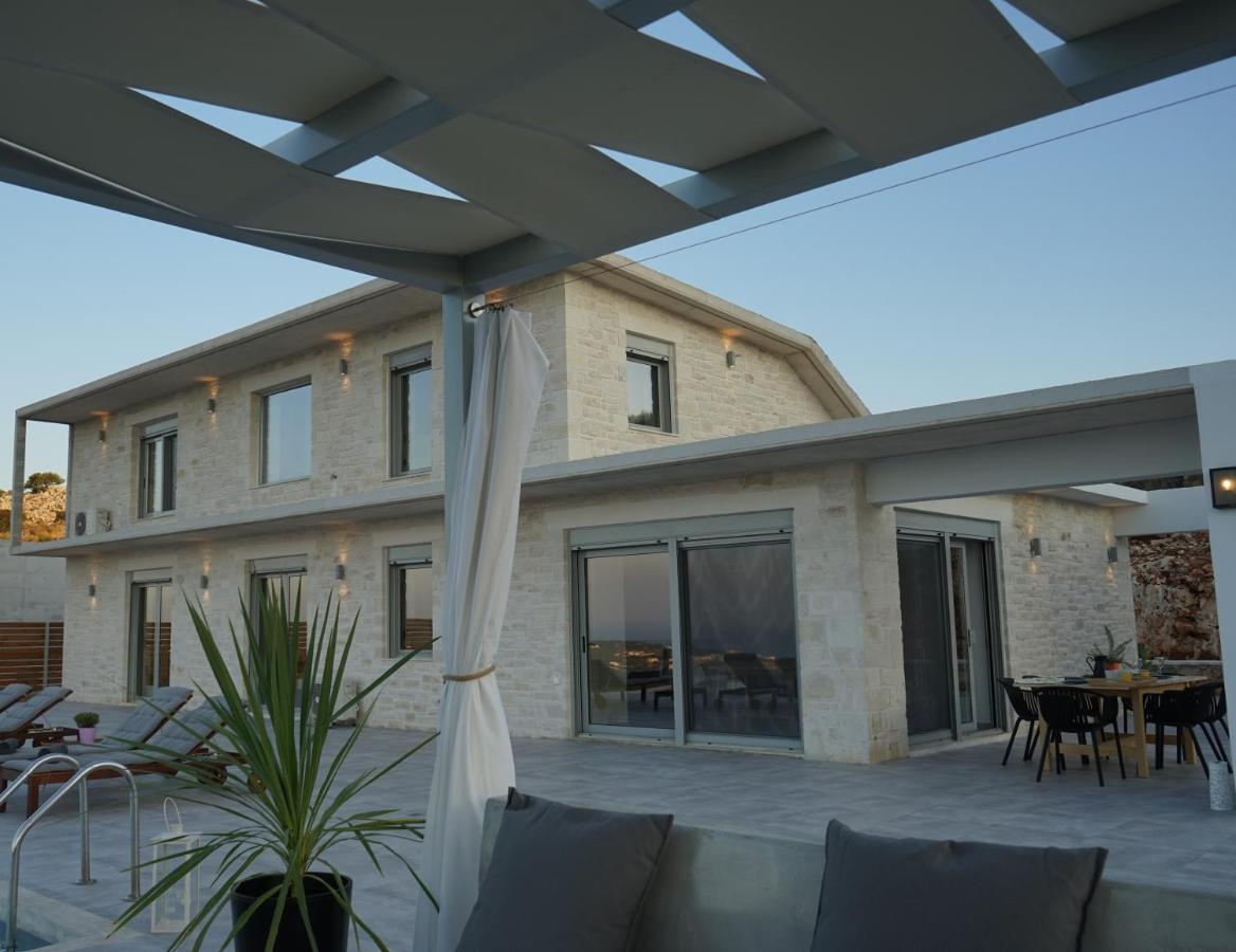 Eva Villas West With Infinity Pool & And Panoramic Sea View Gerani Chanion Zewnętrze zdjęcie