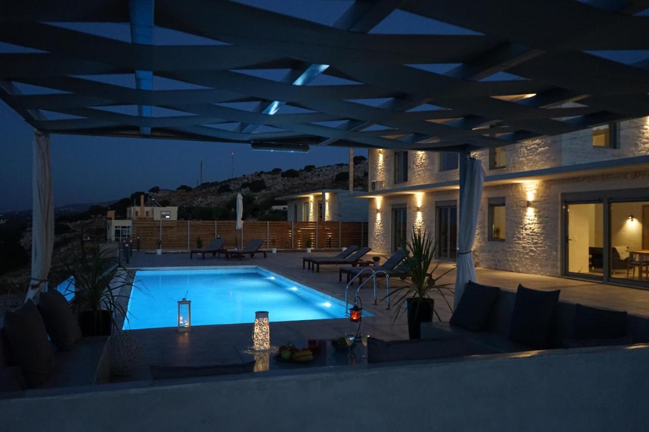 Eva Villas West With Infinity Pool & And Panoramic Sea View Gerani Chanion Zewnętrze zdjęcie