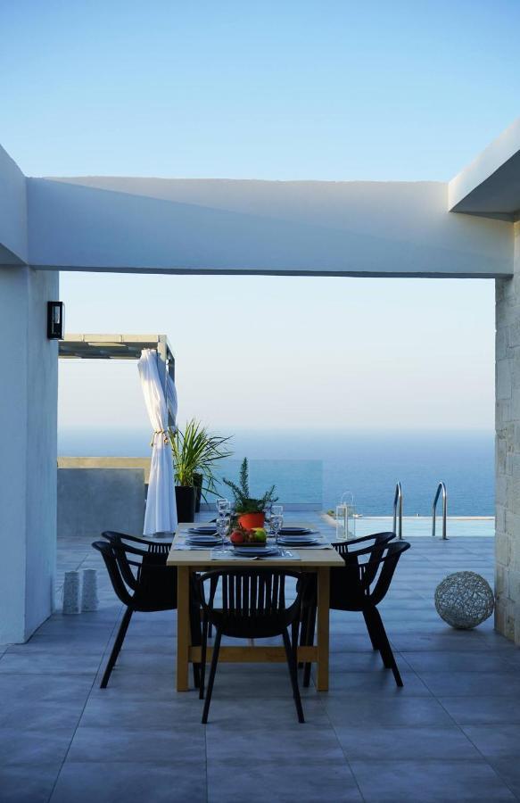 Eva Villas West With Infinity Pool & And Panoramic Sea View Gerani Chanion Zewnętrze zdjęcie