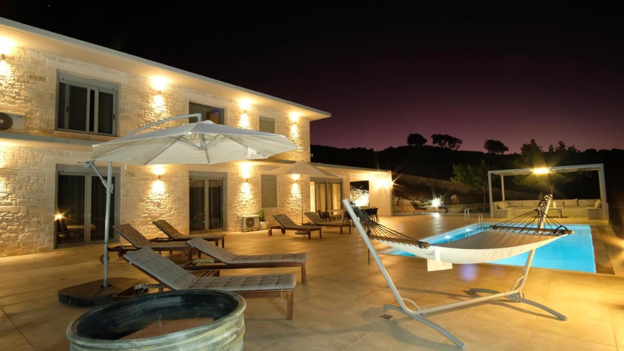 Eva Villas West With Infinity Pool & And Panoramic Sea View Gerani Chanion Zewnętrze zdjęcie