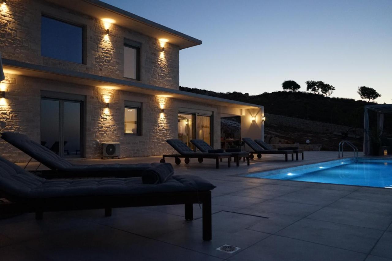 Eva Villas West With Infinity Pool & And Panoramic Sea View Gerani Chanion Zewnętrze zdjęcie
