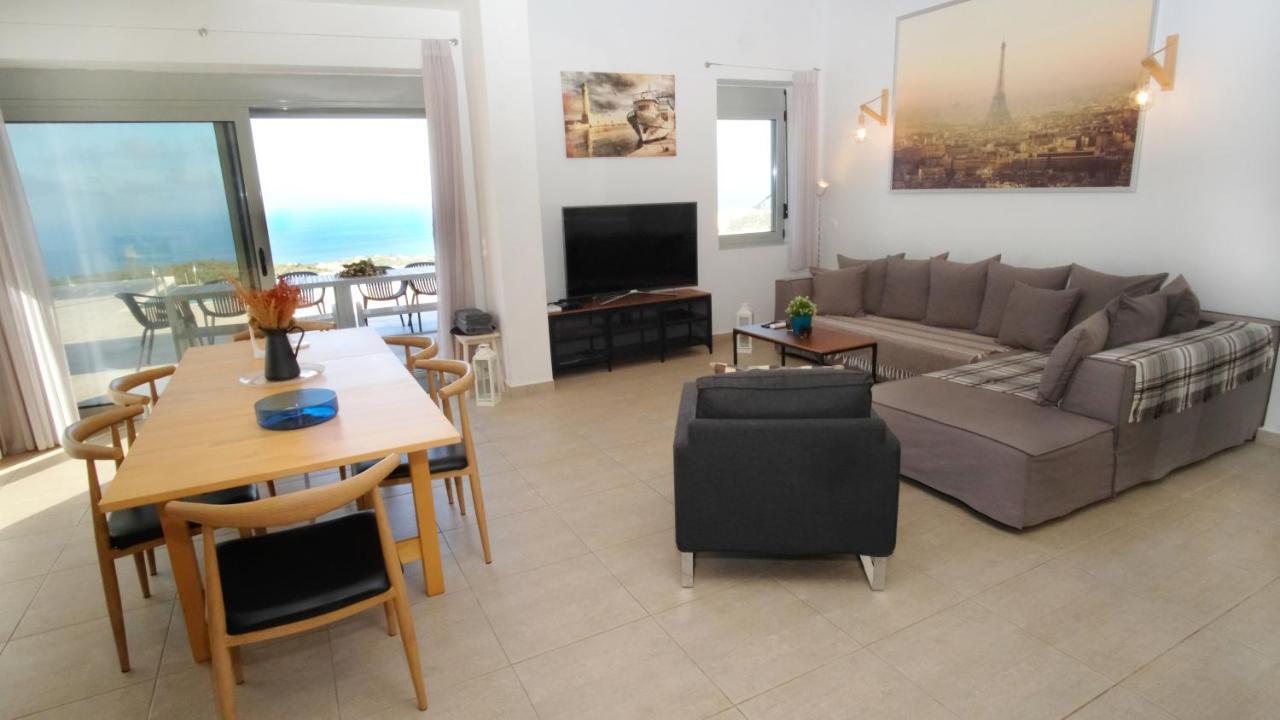 Eva Villas West With Infinity Pool & And Panoramic Sea View Gerani Chanion Zewnętrze zdjęcie
